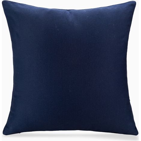 MINKUROW Funda De Almohada 45 X 45cm Algodón+Polyster (Juego De 2) -Azul- Funda De Almohada 45 X 45 Cm- Funda De Cojín Para Almohada Resistente E Hipoalergénica 45 X 45 Cm (1/4)