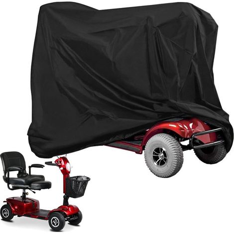 Housse de protection pour scooter de mobilité - Housse pour scooter de mobilité - Housse imperméable pour fauteuil roulant - Housse de rangement imperméable - Housse de pluie - Housse de protection - (1/5)
