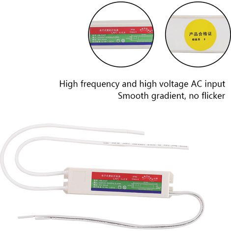 Transformateur électronique néon 3 kV AC 30 mA pour tube 0.5-2.5 m bloc alimentation enseigne redresseur (1/5)