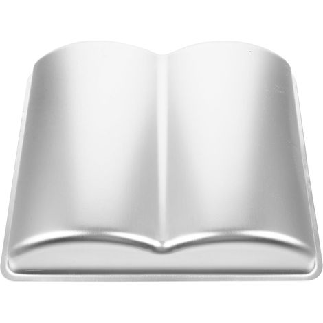 Moule à gâteau en alliage d'aluminium, moule à gâteau original en forme de livre, résistant à la chaleur, design polyvalent, moule de cuisson créatif (1/5)