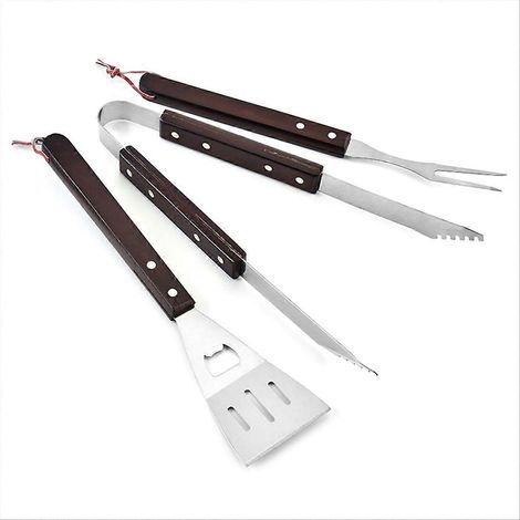 Barbecue acier inoxydable gril barbecue Three lot de pièces (1/5)