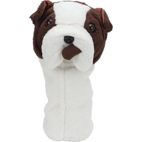 Couvre-tête de Golf, Couvre-tête de Golf pour Chien Mignon pour Clubs de Golf, Couvre-Chef Fantaisie réaliste Animal en Peluche
