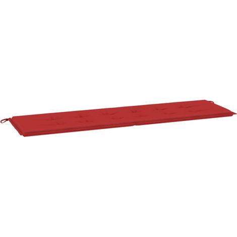Coussin de banc de jardin,Coussin d'extérieur rouge 180x50x3 cm tissu oxford CFW734155 (1/5)