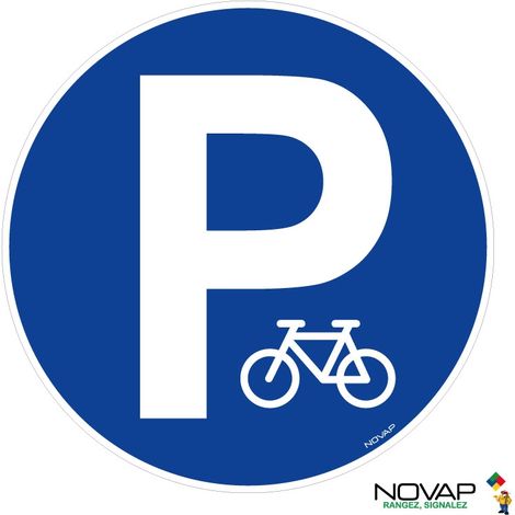 Panneau Parking vélos - Rigide Ø300mm - 4060163