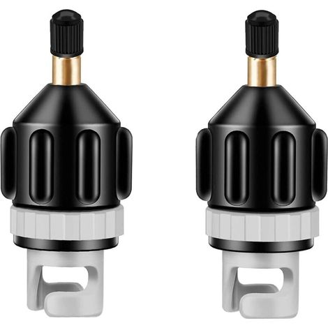 Confezione da 2 adattatori per pompa elettrica per gommoni, adattatori per valvola dell'aria, adattatori per valvola dell'aria standard per gommoni