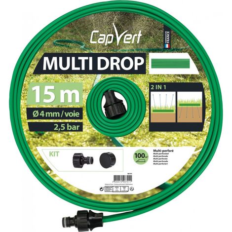 Kit de Manguera Aspersor Multi Drop Longitud de 15m - Capvert