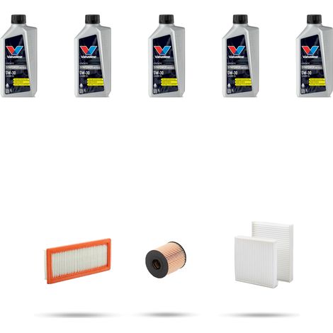 Kit tagliando 3 FILTRI e 5L OLIO compatibile con Citroen DS3 1.6 16v 152kw dal 2010 (1/5)