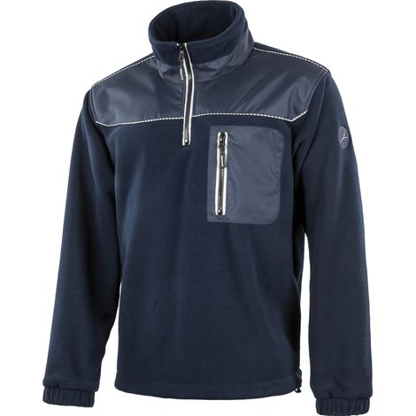 Maglione collo camionista in pile Albatros MERCURY Blu XL