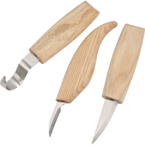 Couteaux de Sculpture sur Bois, Kit d'Outils de Menuiserie Portatifs pour Artisanat