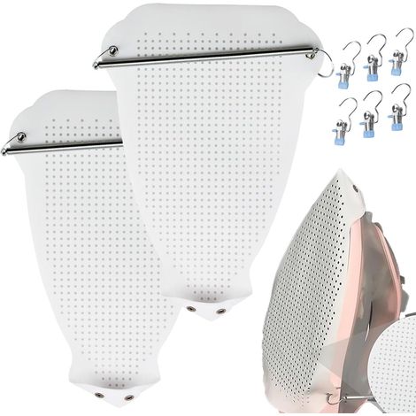 Housse de protection universelle pour fer à repasser, évitant les brûlures et les adhérences, améliorant le repassage des tissus et la couture, lot de 2, épaisseur 0,5 mm