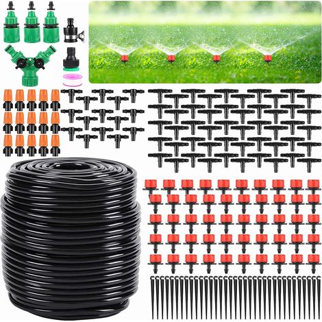 Set di accessori per il giardino, mini sistema di installazione automatico con attacco verticale da 1/4" per terrazzino