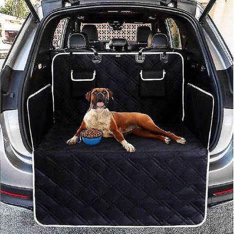 BelleRise - Housse de coffre pour chien avec protection latérale universelle, tapis de protection 185 x 103 cm pour voitures (1/4)