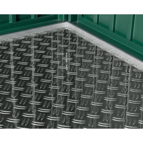 Hörmann Ecostar Aluminium Fußboden für EcoStar Gerätehäuser Typ 1, silber, Typ 1