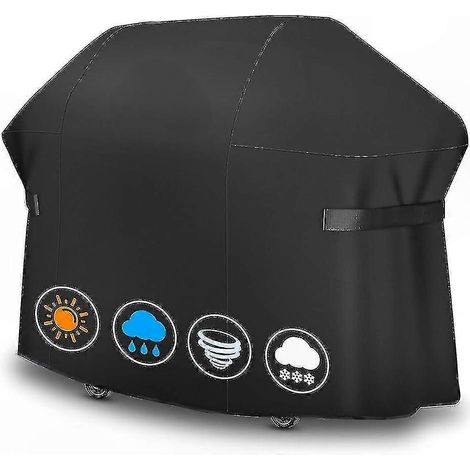 Housse universelle pour barbecues à gaz de la série 600, compatible avec les modèles Summit 670, 650, 620 et Genesis 435, dimensions : 147 x 61 x 117 cm (58 x 24 x 46 pouces). (1/5)