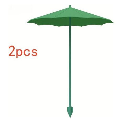 Les parasols pour plantes d'extérieur sont spécialement conçus pour protéger les plantes en pot du soleil et de la pluie. (1/5)