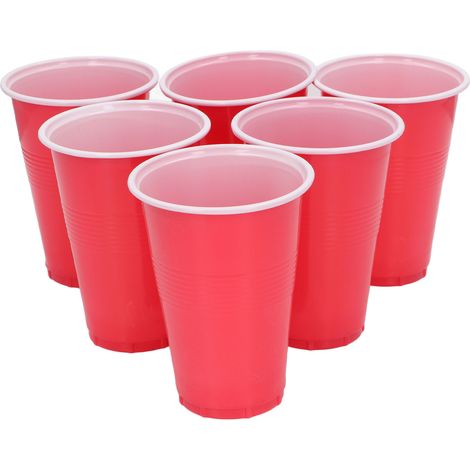 Jeu de Beer Pong avec 24 gobelets, 24 balles de ping-pong et 24 balles en plastique. Un jeu de Beer Pong portable et réutilisable, idéal pour les fêtes et les loisirs en extérieur. (1/5)