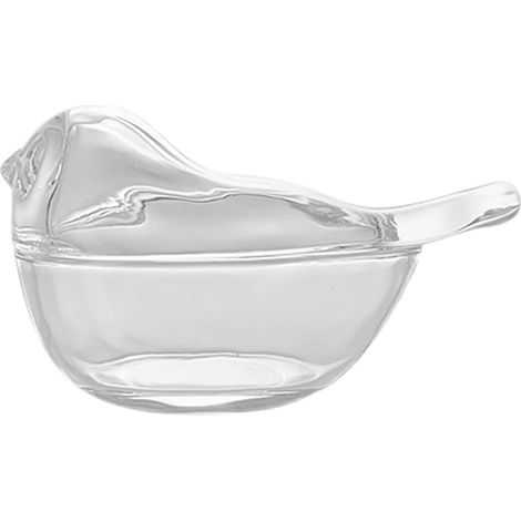 Clear Glass Bird Jewelry Box, Elegant Storage for (1/5)