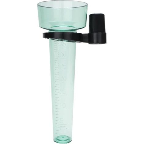 Pluviometre Exterieur Jardin Plastique avec Titulaire,pour Jardin Fermes,24X 8.5CM,Vert Clair (1/4)