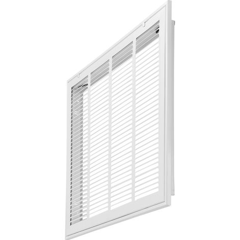 Mophorn Return Air Filter Grille for W24 x H18 Inch Ducts, Filter Excluded, Wall-Mount Air Vent Cover with Powder-Coated Steel Frame and Removable Face for 1-Inch Filters (1/5)