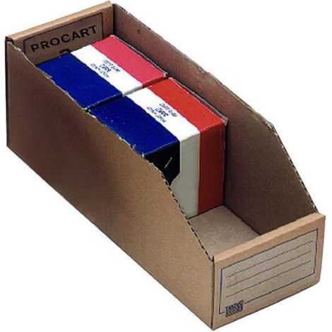 PROVOST - Bac en carton pliable Provost - Standard 30 x 11 x 11,5 cm (Lot de 50)