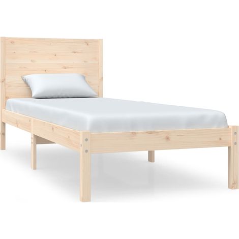 Maison Exclusive - Giroletto senza Materasso 90x200 cm in Legno Massello di Pino (1/5)