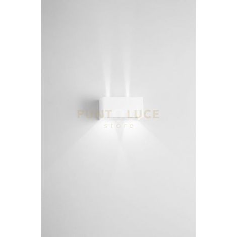 DOUBLE CUBE APPLIQUE DA ESTERNO 20W 1490LM 3000K BIANCO 20X10CM