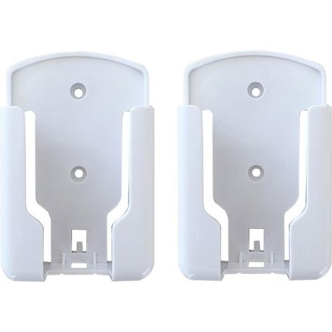 Supporto per telecomando da parete, set di 2 supporti per telecomando per condizionatori d'aria, scatola universale per riporre il telecomando della TV, con adesivo e viti, per ufficio o camera da let