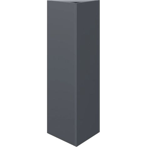 Maison Exclusive - Pflanzkübel Anthrazit Dreieckig 30x26x75 cm St