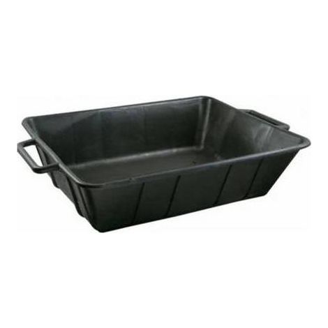 CASSA MALTA RETTANGOLARE IN PP NERO LT.25 Misura: mm 620x460x160
