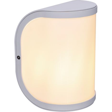 Globo Segga Applique d'extérieur encastrée blanche IP44 1x E27