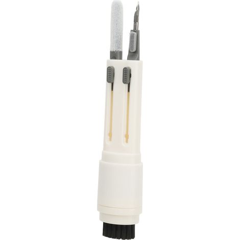 Kit de nettoyage 6 en 1 pour écouteurs : stylo de nettoyage avec brosse pour écouteurs Bluetooth, compatible avec téléphone, clavier, écouteurs sans fil et ordinateur portable. (1/5)