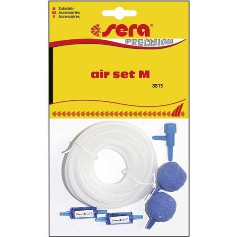Sera Aquarienzubehör Air Set M inkl. 4 m Schlauch Luftpumpe