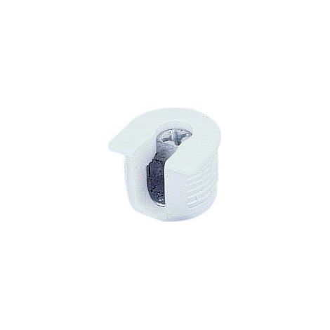 Ferrure d'assemblage à excentrique VB 35/19 plastique blanc sans tenon pour panneau de 19 mm - HETTICH