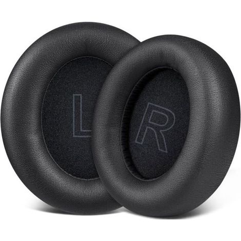 (Black)Replacement Ear Pads for Anker Soundcore Life Q30/Q35 Headphones, Softer Protein Leather Ear Pads, Foam (1/5)