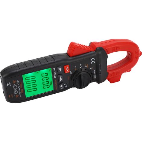 Digitales Multimeter mit Stromzange, AC/DC-Hochpräzisions-Stromprüfer mit hintergrundbeleuchtetem LCD-Display zur Widerstandsmessung (1/5)