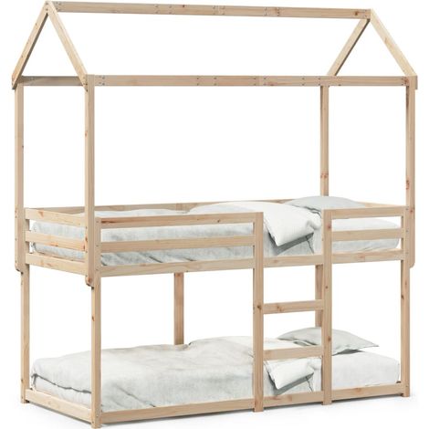 Maison Exclusive - Letto a Castello senza Materasso 90x190 cm Legno di Pino