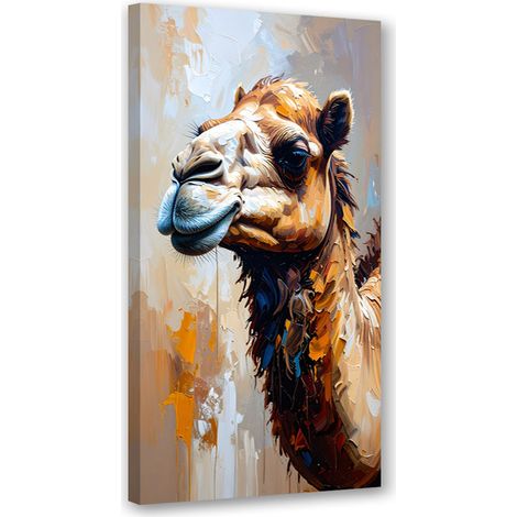 Tableau déco Chameau Animaux du désert Afrique 40x80 (1/4)