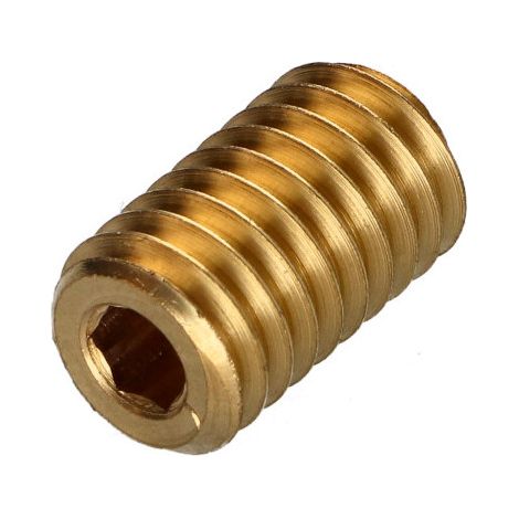 Insert Laiton Hexagonal creux M12 Pas de 200 X20 Percé 5.25-1 pièce