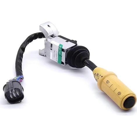Interrupteur de colonne de feux et d'essuie-glaces pour chargeuse-pelleteuse -- (1/5)