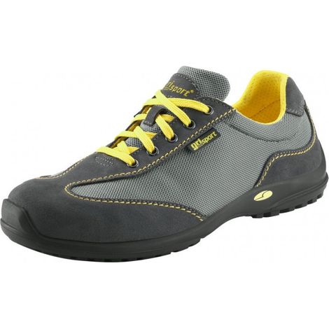 Scarpe da Lavoro Antinfortunistiche Capri in Pelle Scamosciata - Puntale in Alluminio - Grigio 43 - Grigio