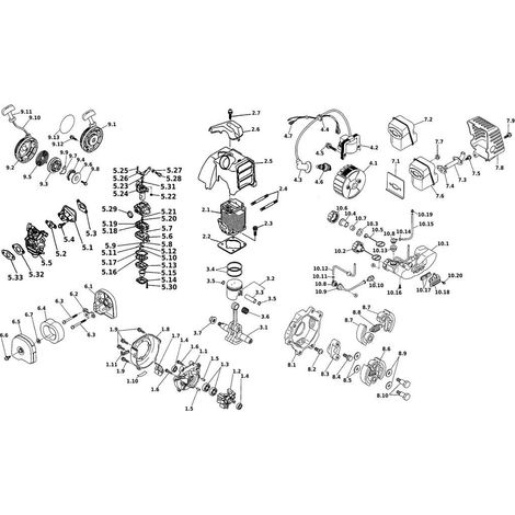 Kit de segmentos estándar MITSUBISHI, diámetro 31 mm 000019