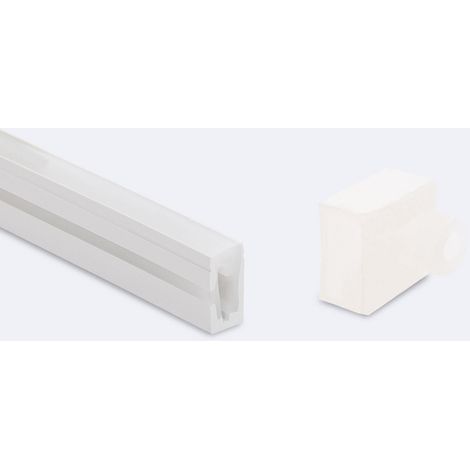 Perfil Neón SFLEX 6x12 Superficie/Empotrable Curva Lateral para Tira LED IP20 hasta 8 mm 5 m