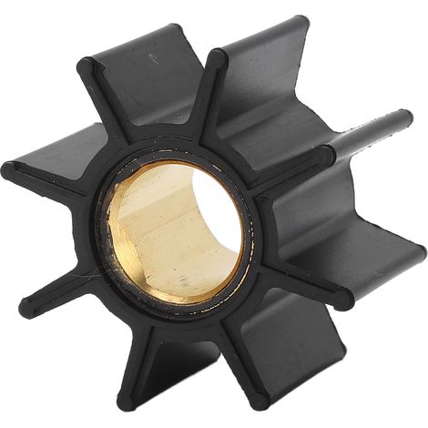 Hélice de pompe à eau 8 pales, néoprène avec moyeux en cuivre 18-3245, compatible moteurs hors-bord 5-10ch, remplacement robuste (1/5)