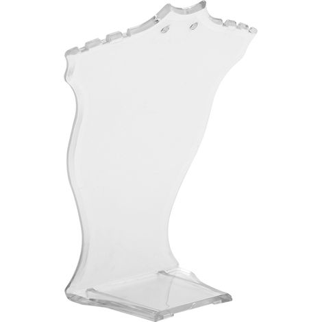Porte-bijoux en acrylique transparent pour colliers et boucles d'oreilles - Présentoir de vitrine (1/5)