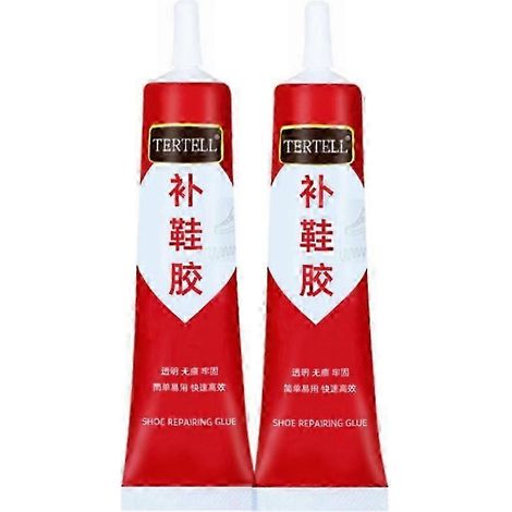 x 60 ml de colle à chaussures ultra-forte, universelle, imperméable, à séchage rapide, pour réparations et bricolage. (1/4)