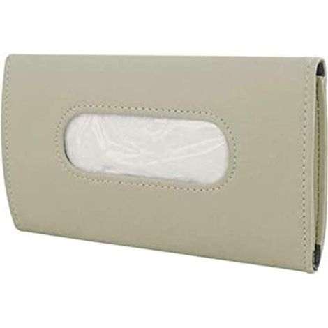 Boîte À Mouchoirs Pour Voiture - Support À Clip Pour Visière Ou Dossier De Siège - Compatible Tous Véhicules - 1 Pièce (1/5)