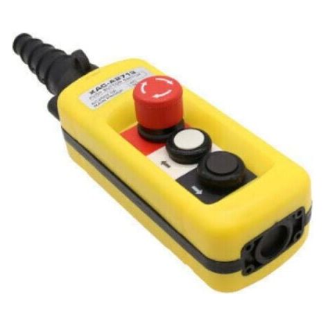 Bouton d'arrêt d'urgence ,Deux poussoirs + bouton d'arrêt d'urgence-XAC-A2713 (1/4)
