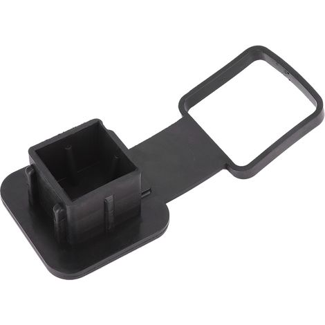 Couvercle embout capuchon anti-poussière en caoutchouc pour tube d'attelage remorque accessoire (1/5)