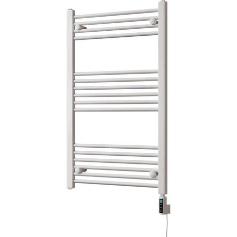 Zennor - White Electric Towel Rail H1000mm x W600mm Straight 500w Thermostatic WIFI (1/3)