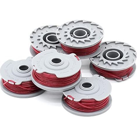 Applicable Lot de 6 bobines de fil de rechange 5306-20 pour coupe-bordures Gardena 9844, 9845, 9824 – Ø 1,6 mm Longueur 10 m (1/5)